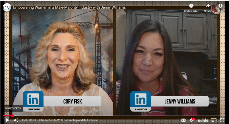 Empowering Women In A Male Majority Industry With Jenny Williams Podcast